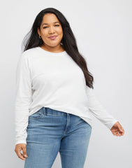 Hanes Originals Women's Tri-Blend Long-Sleeve T-Shirt (Plus Size)