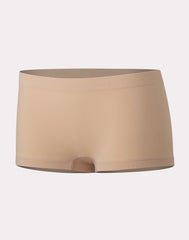 Hanes Girls' Tween Underwear Seamless Boyshort Pack, Neutrals, 4-Pack