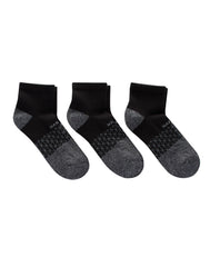 Hanes Absolute Active Men's Cushioned Ankle Socks Pack, 3-Pack, Moisture Wicking