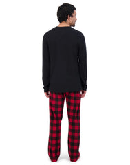 Hanes Men's Fleece Pajama Set, X-Temp