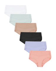 Hanes Women's Microfiber Smooth Brief 6-Pack