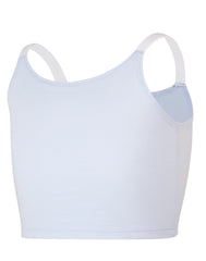 Hanes Originals Girls' Underwear Crop Cami Pack, Blush & Assorted, 5-Pack