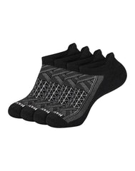 Hanes Absolute Run Men's Socks Pack, 4-Pair Pack, Heel-Shield Tab, Moisture Wicking