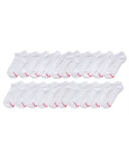 Hanes Girls' No Show Socks, Super Value Pack, 20-Pairs