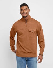 Hanes Originals Men's French Terry Quarter Zip Pullover