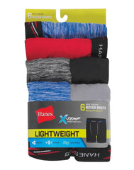 Hanes X-Temp Boys' Lightweight Boxer Briefs, Assorted, 6-Pack