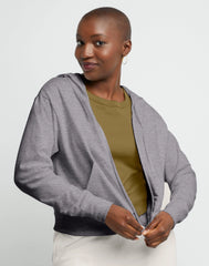 Hanes Originals Women's French Terry Hoodie, Full Zip