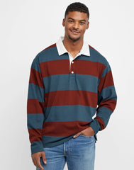 Hanes Unisex Oversized Rugby Shirt