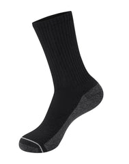 Hanes Double Tough Men's Crew Socks, Comfort Top, Shoe Sizes 12-14, 6-Pairs