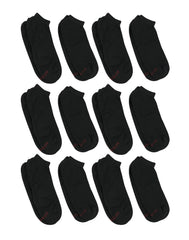 Hanes Double Tough Men's No Show Socks, Shoe Sizes 12-14, 12-Pairs