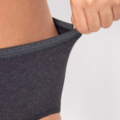 Hanes Just My Size Women's Cotton High Brief Underwear, 6-Pack (Plus Size)