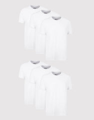 Hanes Men's White Undershirt Pack, 6-Pack, Odor Control