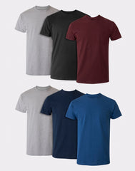 Hanes Men's Cotton Pocket T-Shirt, Moisture-Wicking with Odor Control, Assorted, 6-Pack