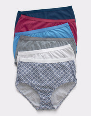 Hanes Ultimate Women's Breathable Brief Underwear, 6-Pack