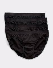 Hanes Ultimate Comfort Flex Fit Women's Bikini Underwear, 4-Pack