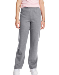 Hanes EcoSmart Women's Fleece Sweatpants, Open Leg, 30"