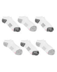 Hanes X-Temp Women's No Show Socks, Extended Sizes, 6-Pairs