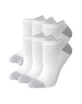 Hanes Women's No-Show Socks, Moisture-Wicking, Extended Sizes 8-12, 6-Pairs