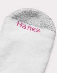 Hanes Women's Athletic Low Cut Socks, Full Sole Cushion, 10-Pairs