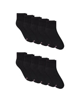 Hanes Women's Athletic Ankle Socks, Full Sole Cushion, 10-Pairs