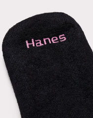 Hanes Women's Athletic Ankle Socks, Full Sole Cushion, 10-Pairs