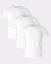 Hanes Ultimate Big Men's White T-Shirt Pack, Stretch Cotton, 3-Pack (Big & Tall Sizes)