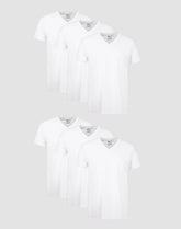 Hanes Men's Undershirt Pack, V-Neck, Moisture-Wicking Cotton with Odor Control, 6-Pack