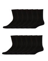 Hanes Men's Cushioned Crew Socks, X-Temp, 12-Pairs