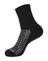 Hanes Absolute Run Men's Socks Pack, 4-Pair Pack, Heel-Shield Tab, Moisture Wicking