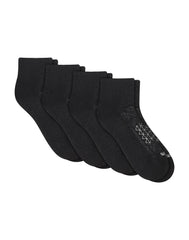 Hanes Absolute Run Men's Socks Pack, 4-Pack, Heel-Shield Tab, Moisture Wicking