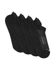 Hanes Absolute Run Men's Socks Pack, 4-Pair Pack, Heel-Shield Tab, Moisture Wicking