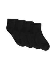 Hanes Moves Men's Ankle Socks Pack, 4-Pair Pack, 360 Stretch, Lightweight, Moisture Wicking