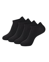 Hanes Moves Men's No-Show Socks Pack, 4-Pair Pack, 360 Stretch, Lightweight, Moisture Wicking