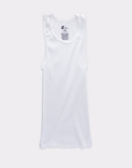 Hanes ComfortSoft Boys' Cotton Tank, White, 3-Pack