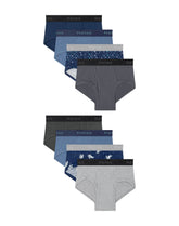 Hanes Boys' Underwear Boxer Briefs Cotton-Stretch, 8-Pack, Prints