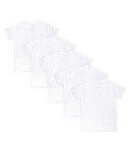 Hanes Boys' Crewneck Undershirt, 5-Pack