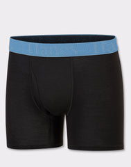 Hanes Originals Boys' SuperSoft Boxer Brief Underwear, Black, 5-Pack