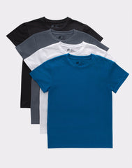 Hanes Moves Boys' Breathable Mesh T-Shirt, X-Temp, 4-Pack