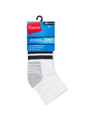 Hanes Cool DRI Men's Ankle Socks with Ventilation, 3-Pairs