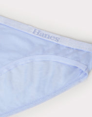 Hanes Originals SuperSoft Girls' Underwear Bikinis Pack, 6-Pack, Moisture Wicking