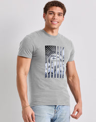 Hanes Men's Liberty Flag Graphic Tee