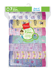 Hanes Toddler Girls' Briefs Cotton Briefs 7-Pack