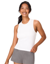 Hanes Originals Comfywear Women's Pajama Tank Top with Built-In Shelf Bra, Loungewear