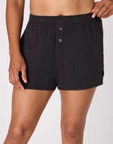 Hanes SuperSoft Women's Boxer Pajama Shorts, Originals SuperSoft, Viscose from Bamboo