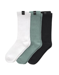 Hanes Originals Men's Crew Socks Pack, 3 Pairs, SuperSoft Slouch