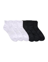 Hanes Moves Breathable Mesh Men's Ankle Socks, Shoe Sizes 6-12, 6-Pairs