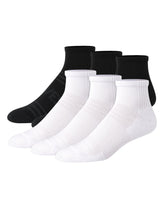 Hanes Moves Breathable Mesh Men's Ankle Socks, Shoe Sizes 6-12, 6-Pairs
