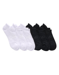 Hanes Moves Breathable Mesh Men's Heel Shield Socks, Shoe Sizes 6-12, 6-Pairs