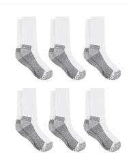 Hanes Men's Big & Tall Work Crew Socks, 6-Pairs