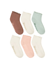 Hanes Originals Women's SuperSoft Ankle Socks, 6-Pairs